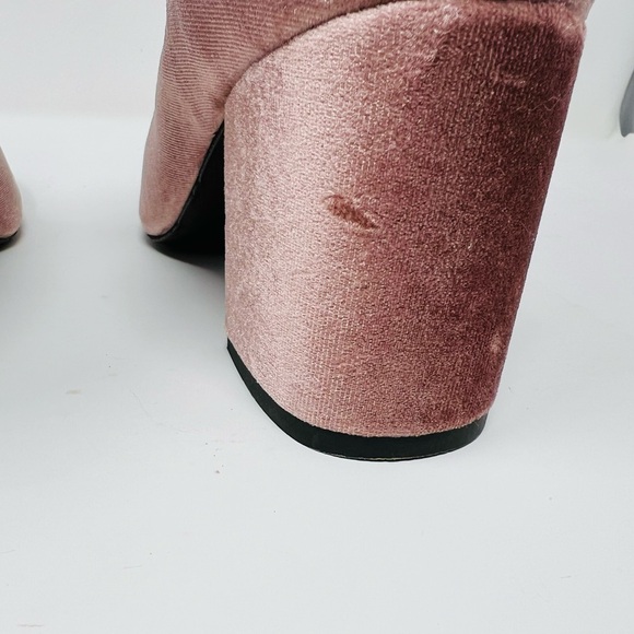 Free People Ankle Boots in Pink Velvet - Picture 7 of 15
